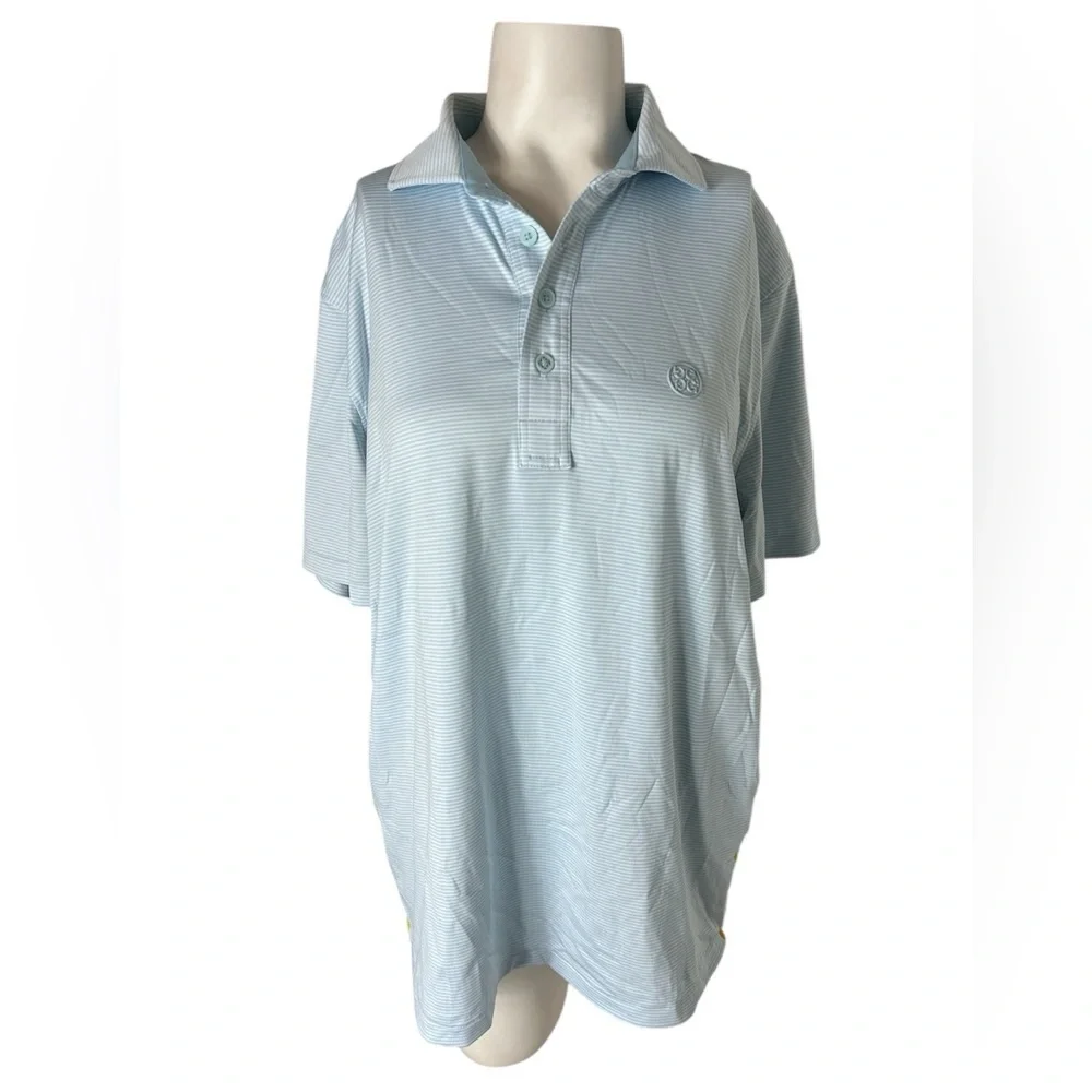 G Fore Striped Polo Golf